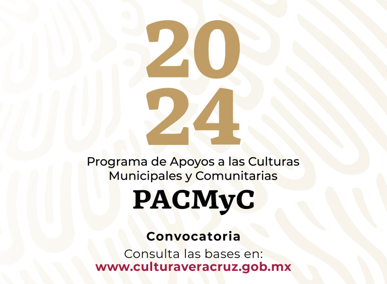 Invita Secver a participar en la convocatoria PACMyC 2024
