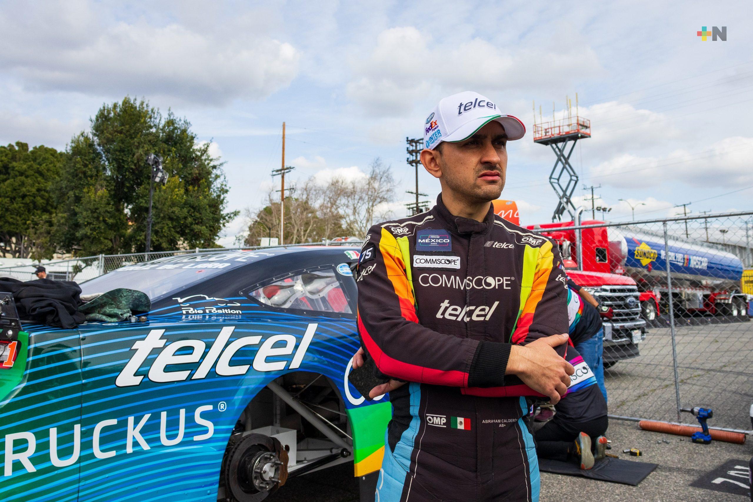 Abraham Calderón va por el título ésta campaña en la NASCAR México