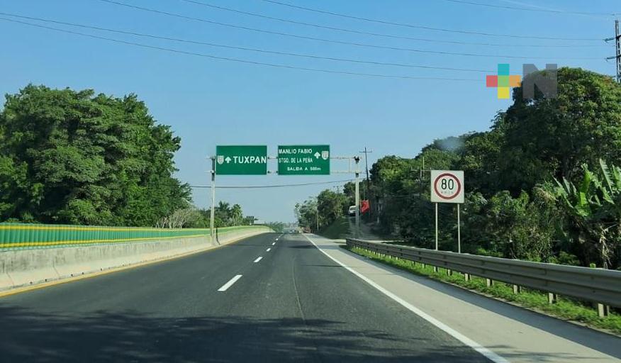 Capufe realiza trabajos en autopista que comunica CdMx con puerto de Tuxpan
