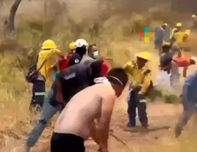 Controlan incendio en límites de los estados Veracruz e Hidalgo