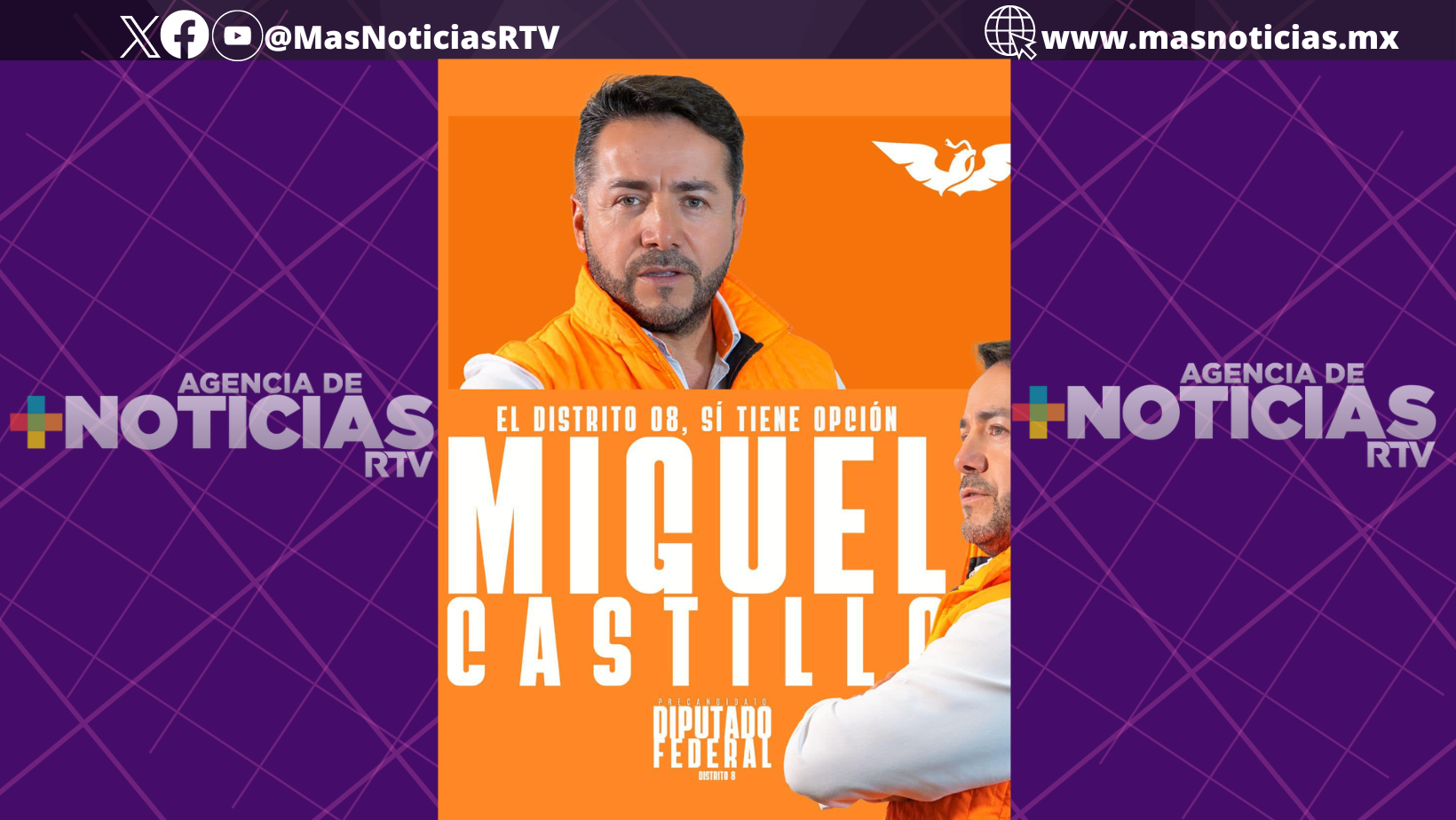 En 90 días presentará sus propuestas Miguel Castillo, candidato a diputado federal por MC