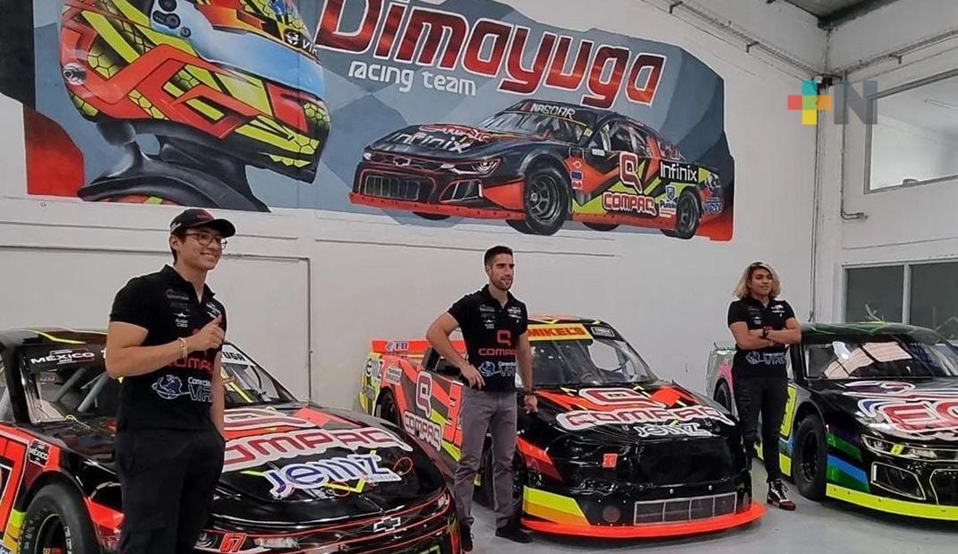 Dimayuga Racing Team presenta a sus pilotos de NASCAR Series