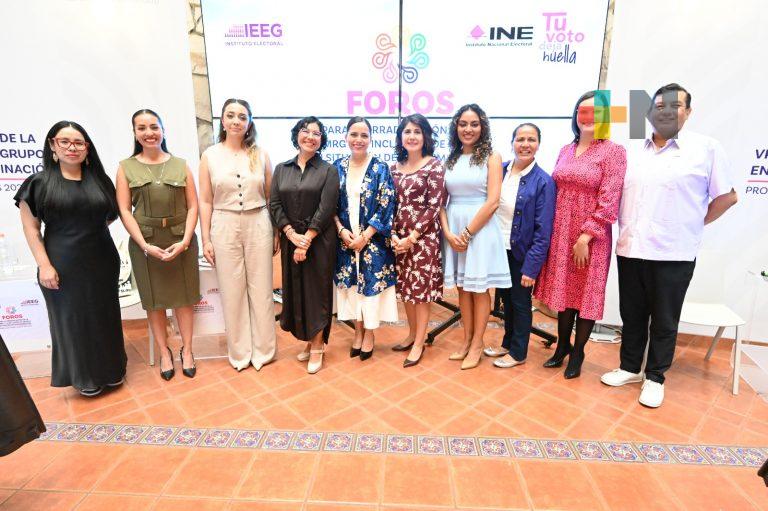 Realiza INE primer Foro para erradicación de la VPMRG y la inclusión de grupos en situación de discriminación