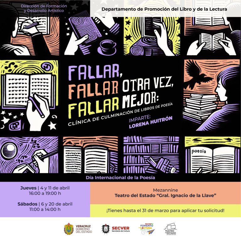 Celebra Secver Día Mundial de la Poesía con taller y lectura en voz alta