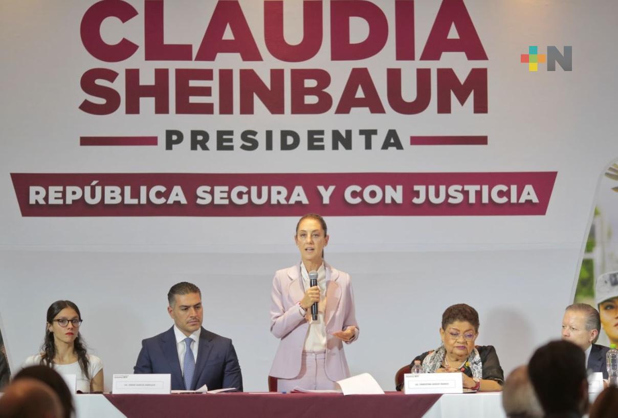 Claudia Sheinbaum presenta «República segura y con justicia»