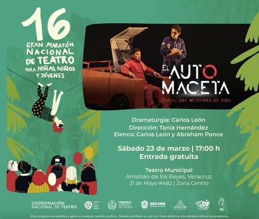 Participa Veracruz en el 16º Gran Maratón de Teatro para niñas, niños y jóvenes