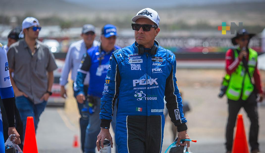 Contacto frustra gran remontada de Gustavo Barrales en la NASCAR Challenge