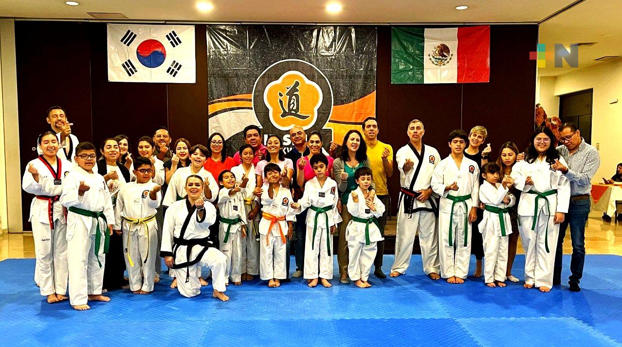 Superan alumnos de Il Shim TKD Xalapa primer reto del 2024