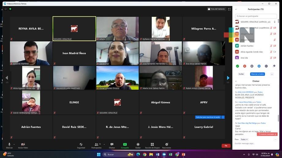 Imparten webinar «Exportación de café» a productores y empresarios veracruzanos