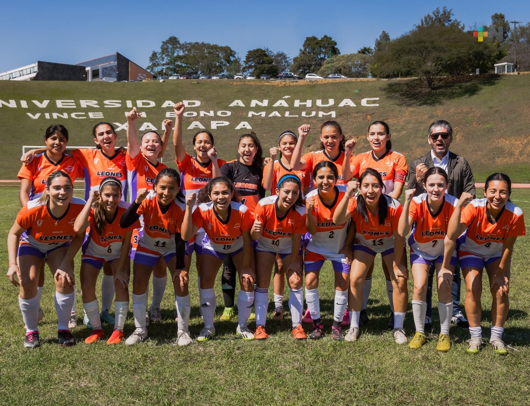 Selección femenil de fútbol Anáhuac Veracruz buscará ascender a División I