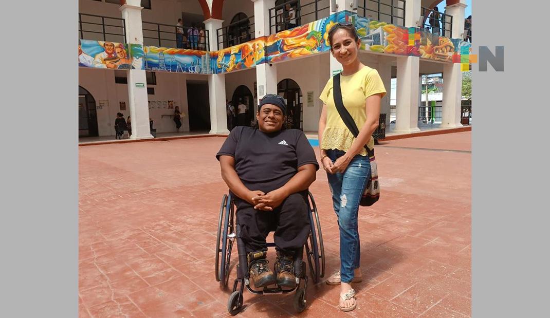 Anuncia reto deportivo en Coatzacoalcos, el nadador paralímpico Omar Osorio