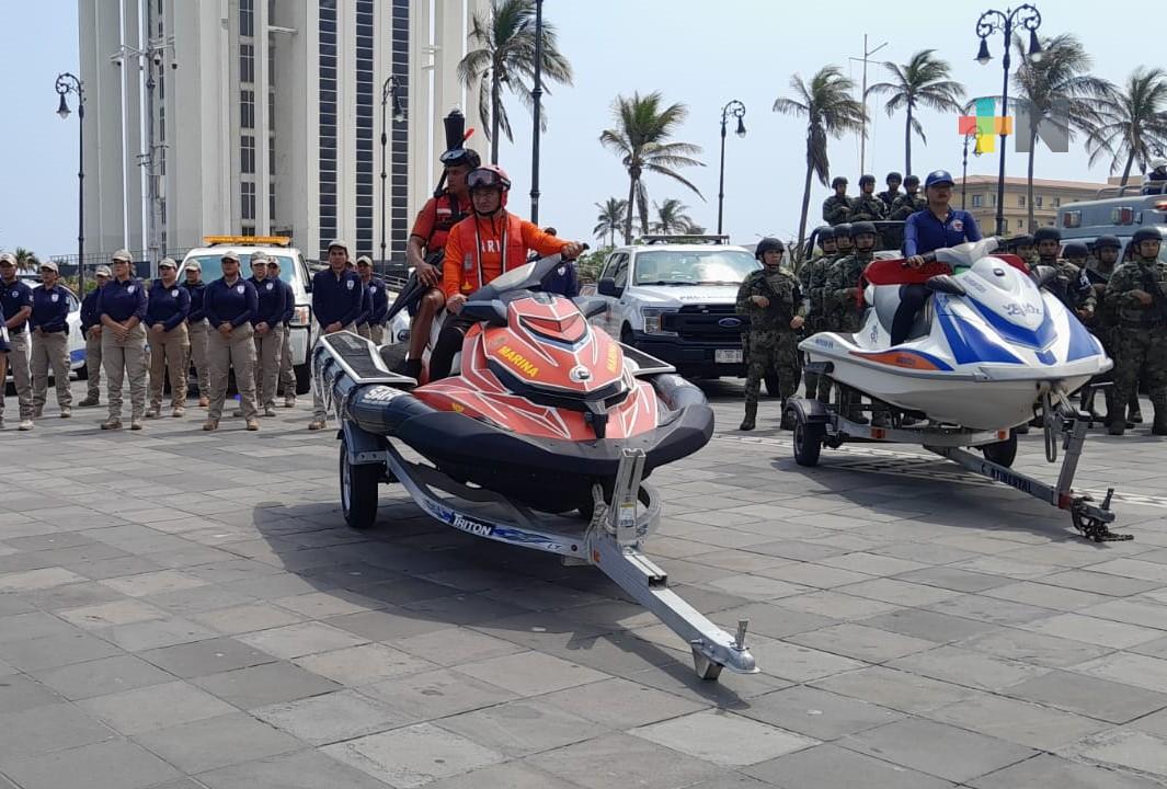 Semar dio banderazo de inicio de Operación Salvavidas en Veracruz puerto