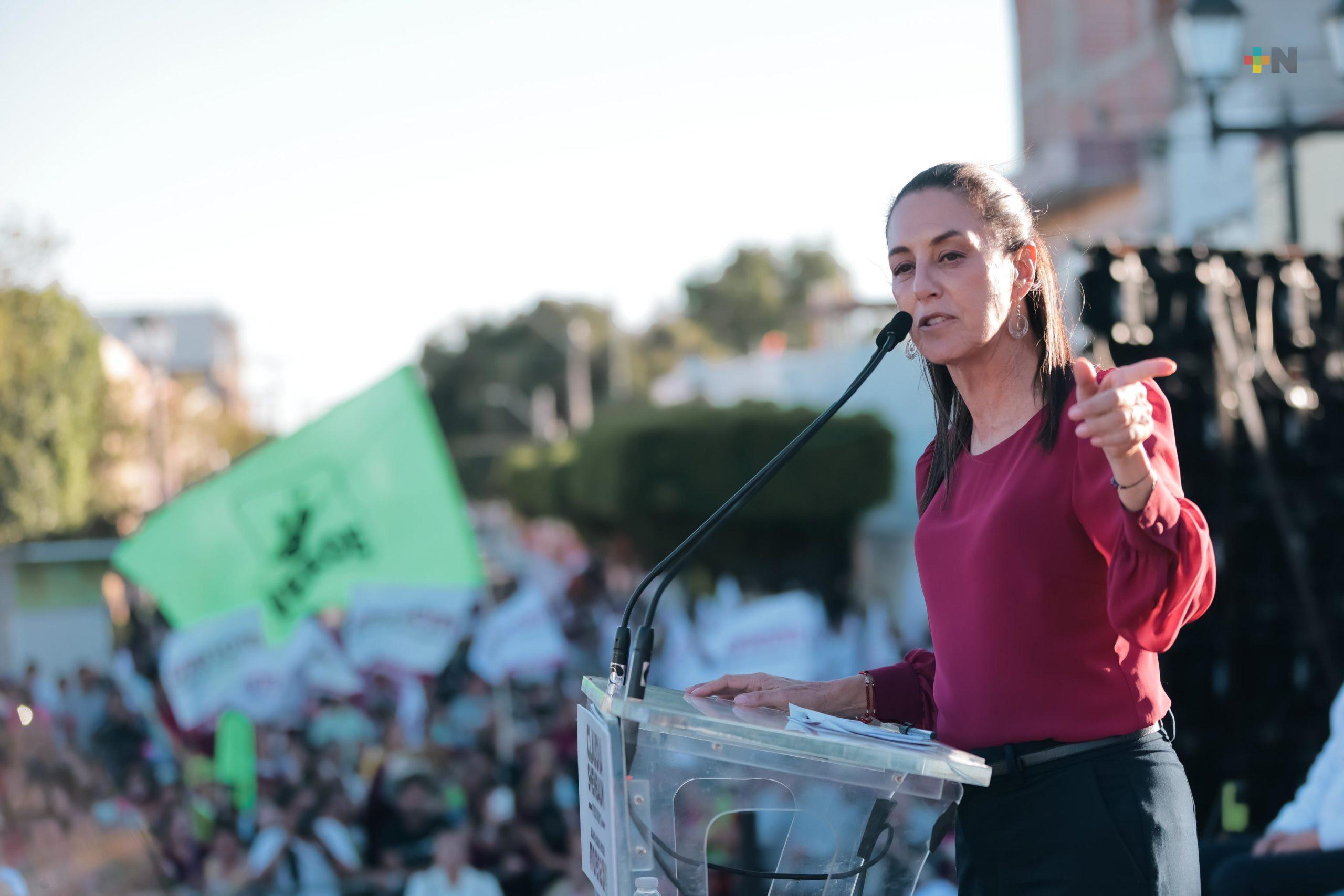 Claudia Sheinbaum llama a la consolidación del Plan C