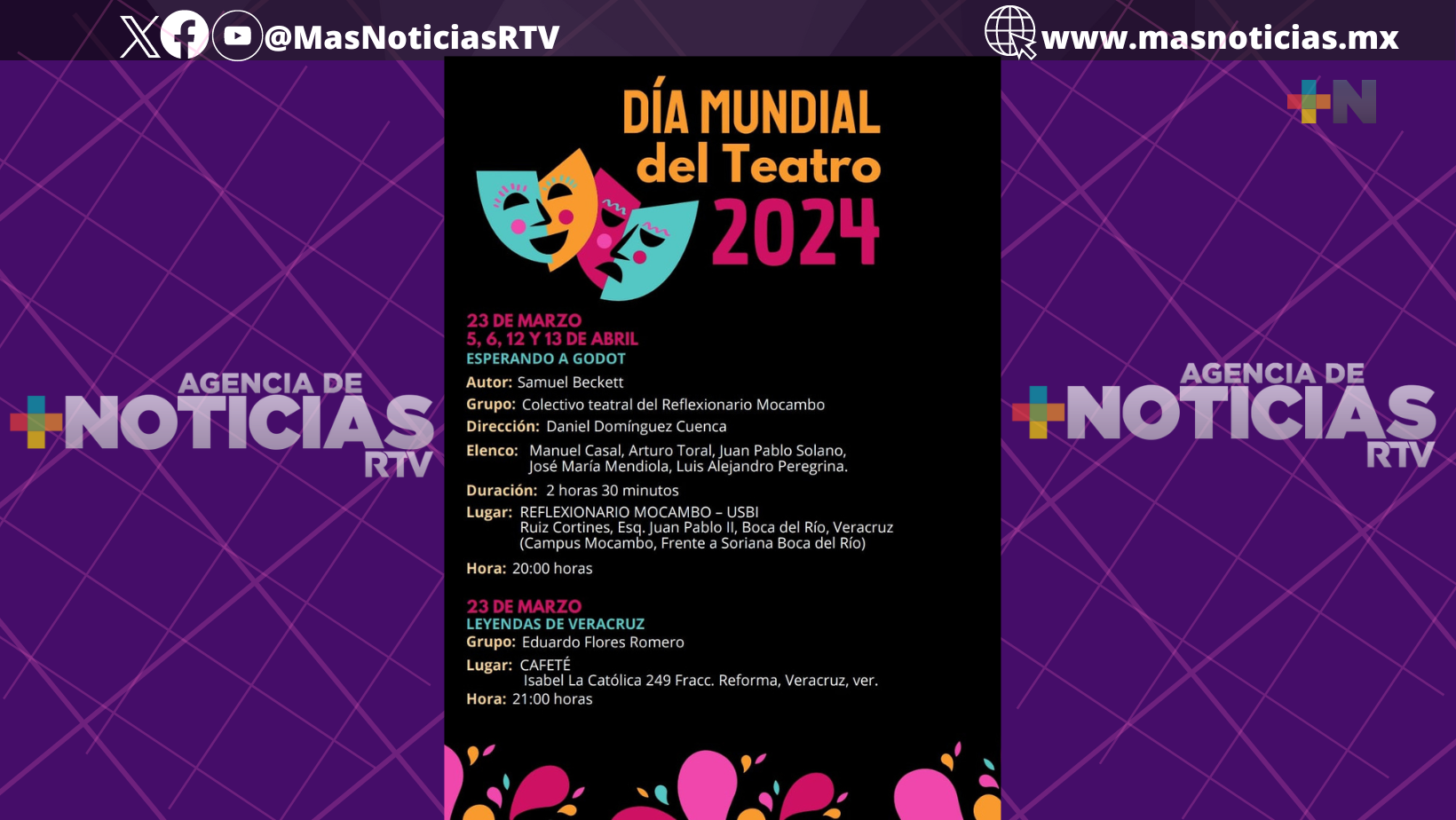 Actores independientes lanzan «Movimiento teatral veracruzano»