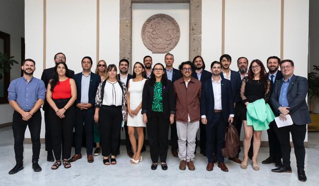 Recibe Gobernación a delegación de académicos y jóvenes de Buenos Aires, Argentina