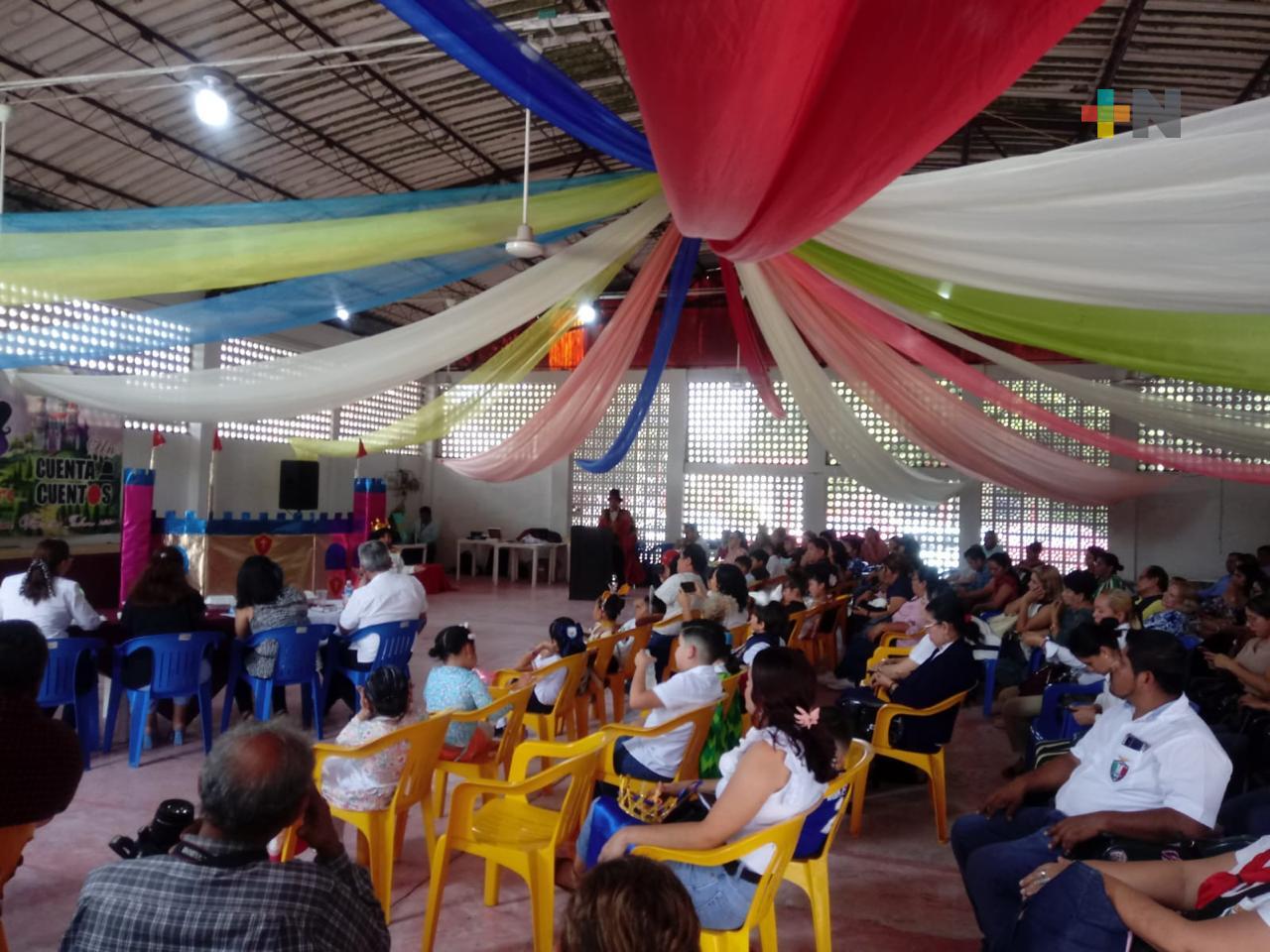 Realizan exitoso evento inter-zonas «Cuenta Cuentos» en Tuxpan