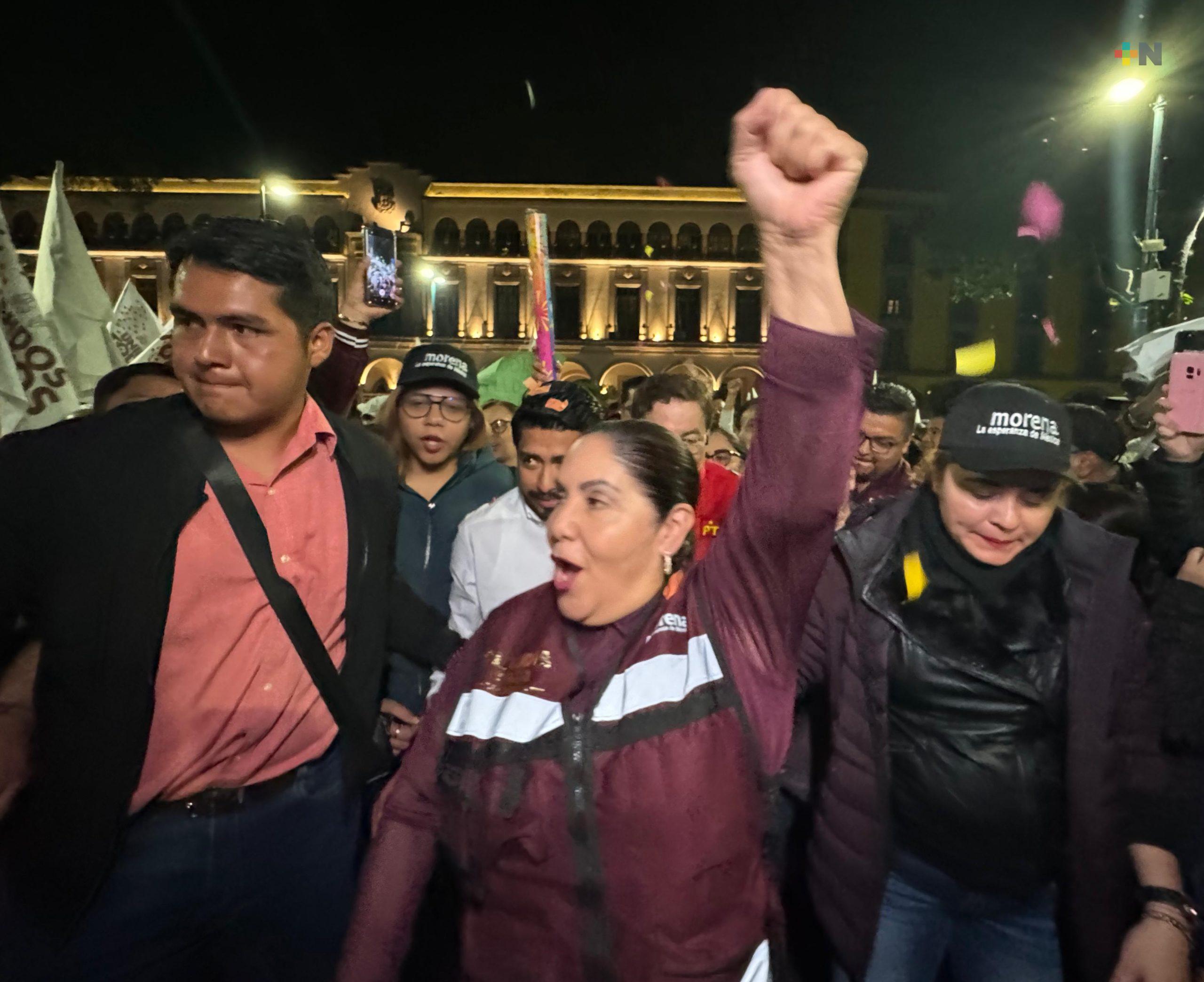 En Xalapa, Claudia Tello inició campaña  rumbo al Senado