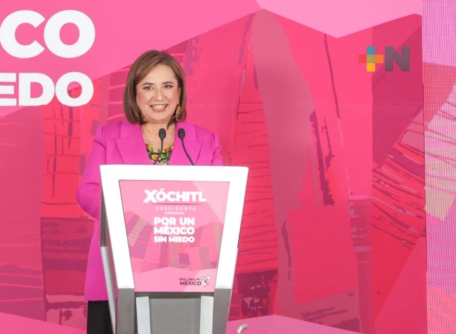 Anuncia Xóchitl Gálvez su estrategia de seguridad para México