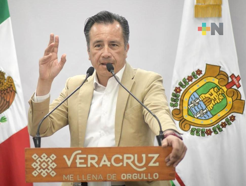 Pide Cuitláhuac García que FGR acelere investigaciones contra Yunes Linares