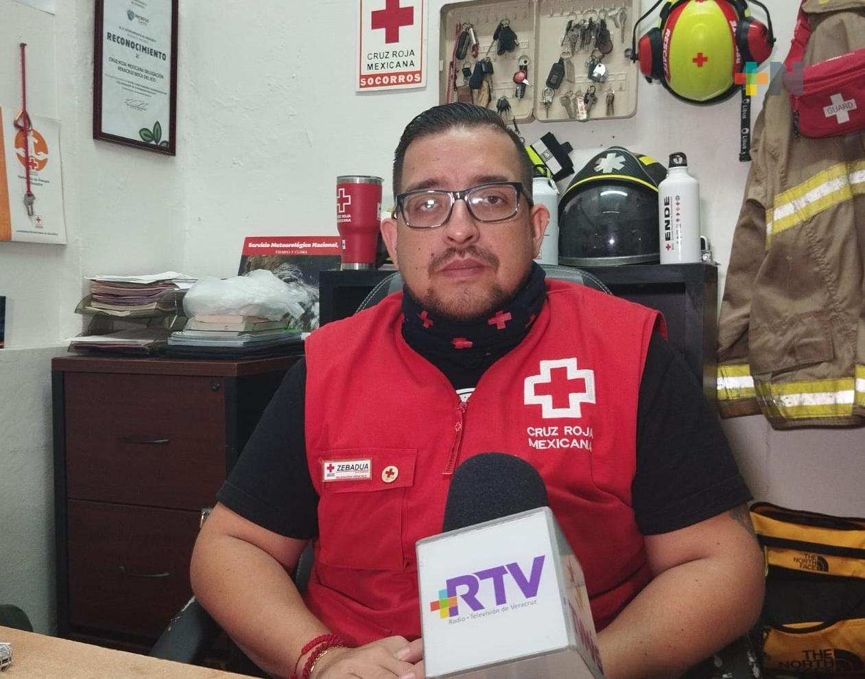 Cruz Roja Delegación Veracruz se prepara para Semana Santa