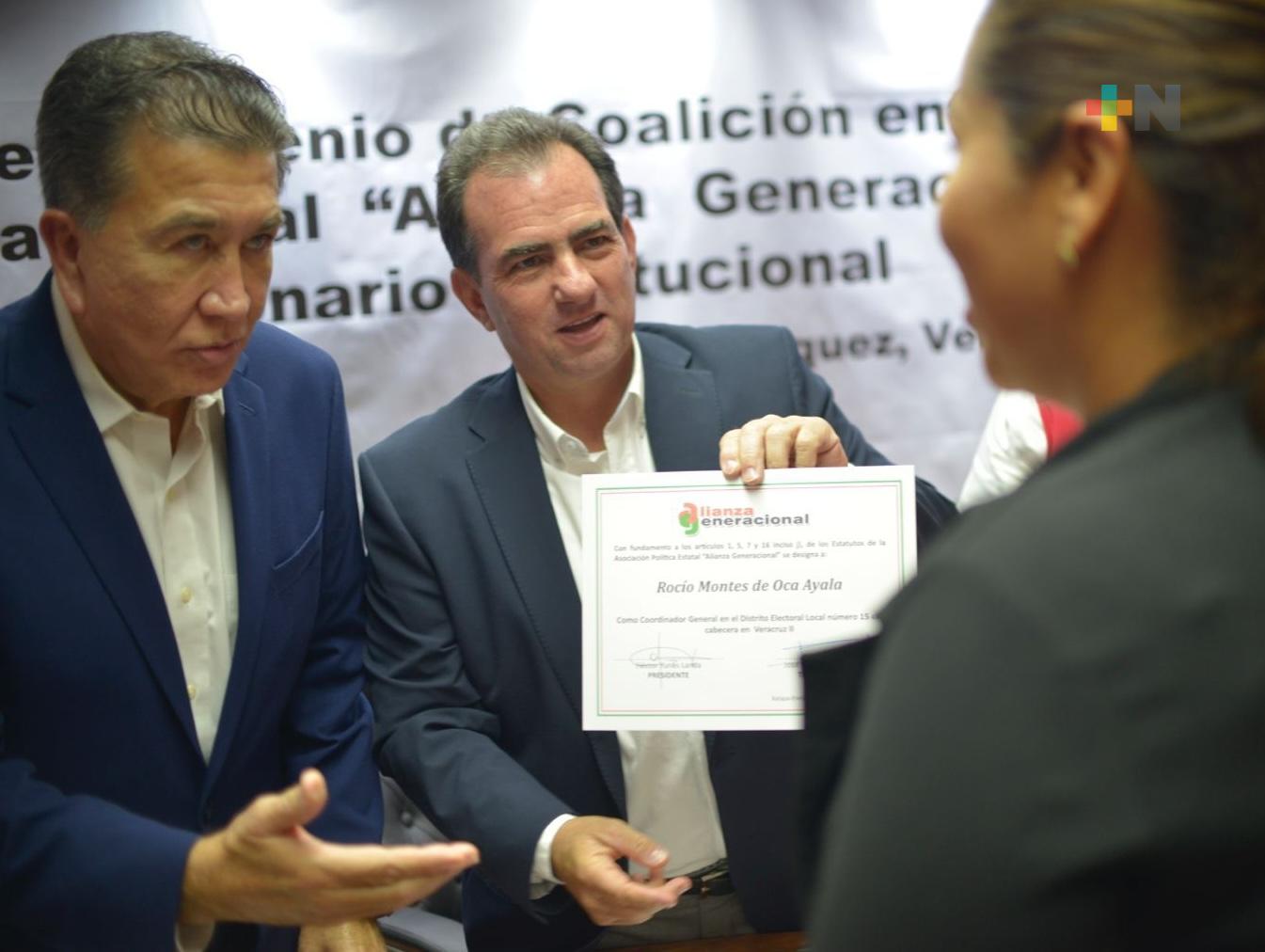 Firma convenio Pepe Yunes con Alianza Generacional