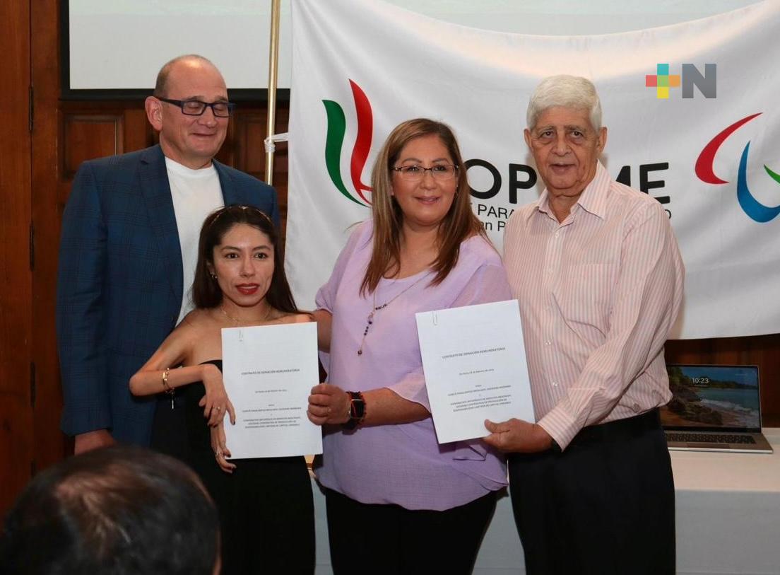 Comité Paralímpico Mexicano firma convenio con Mostkoff rumbo a Juegos Paralímpicos París 2024