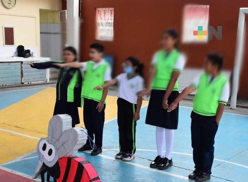 En Fortín presentan al primer comité «Cazadores de Dengue» en escuela primaria