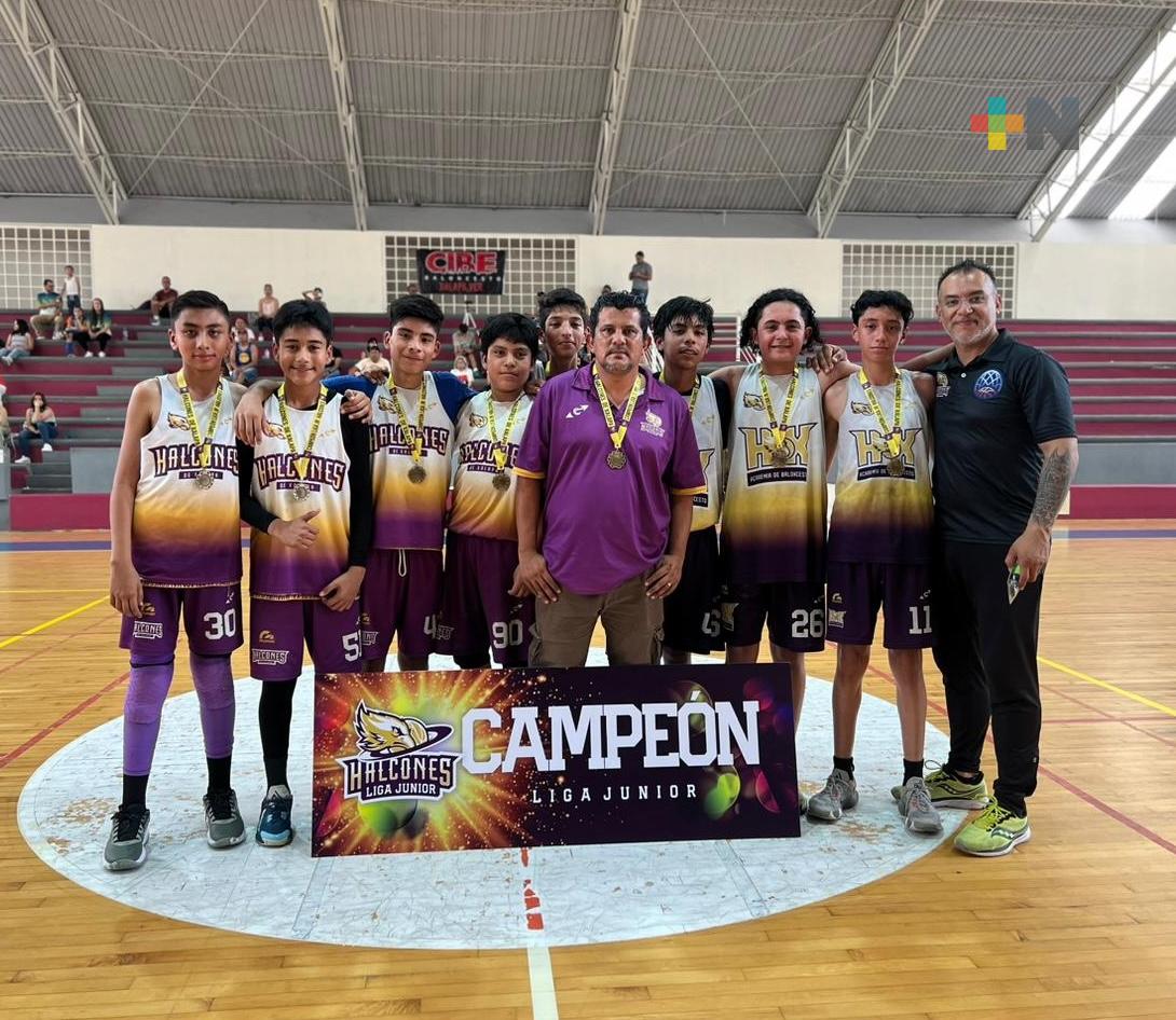 Academia Halcones de Xalapa obtiene campeonato local «Liga Junior»