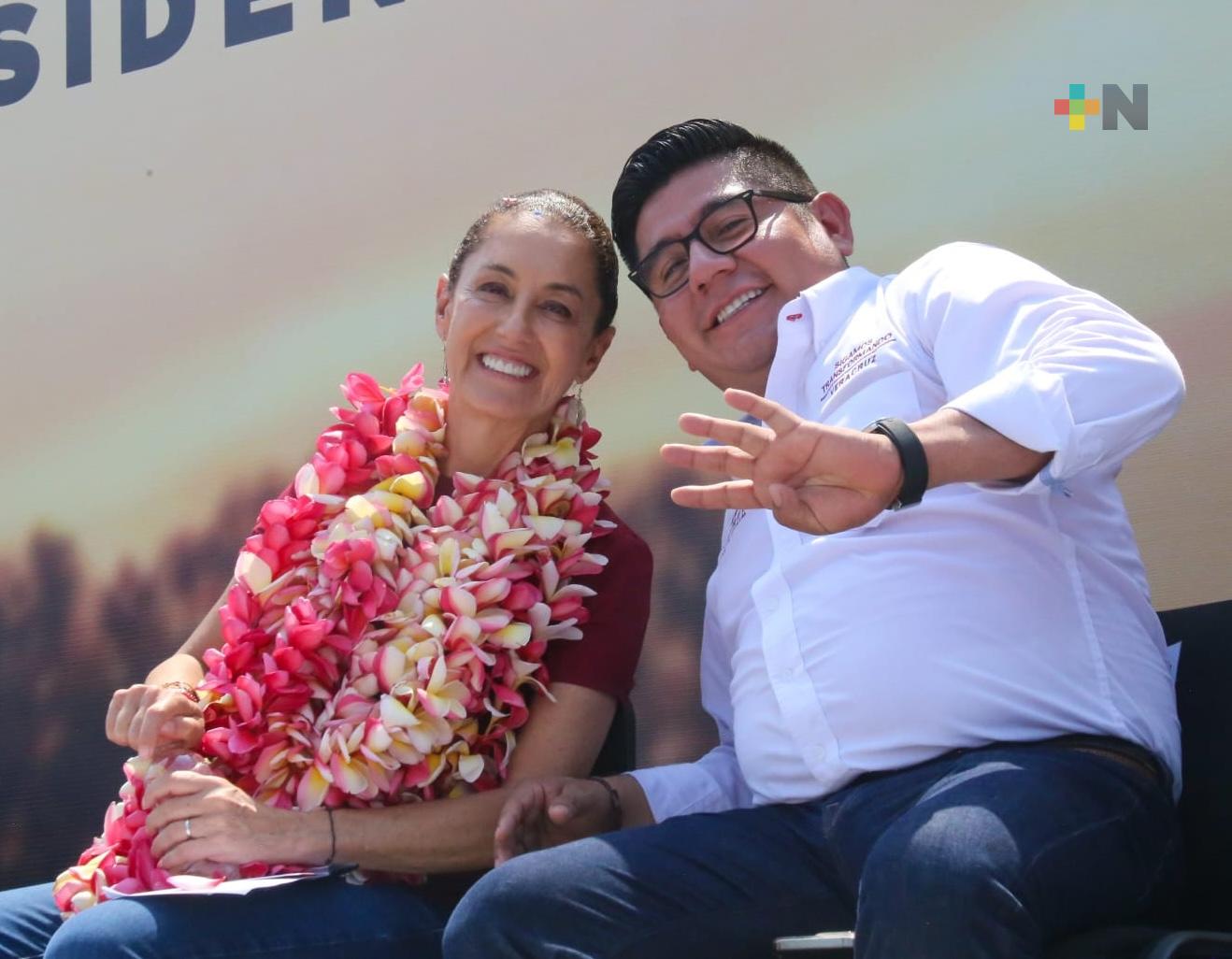 Veracruz refrendó a Claudia Sheinbaum que en junio, la 4T va a arrasar: Esteban Ramírez