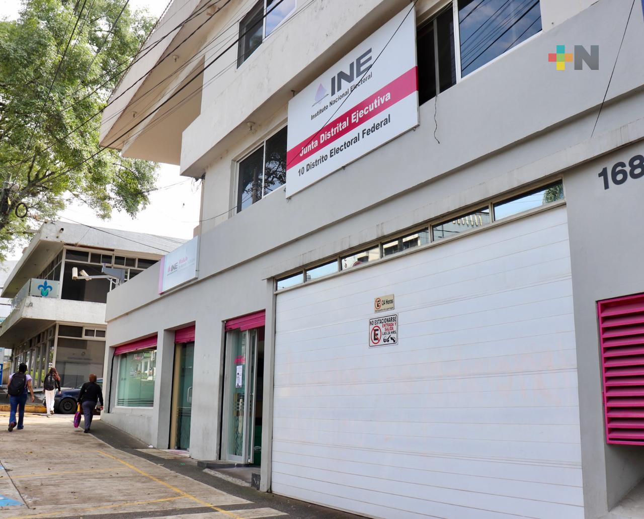 INE Veracruz reconoce participación ciudadana que tramitó credencial de elector