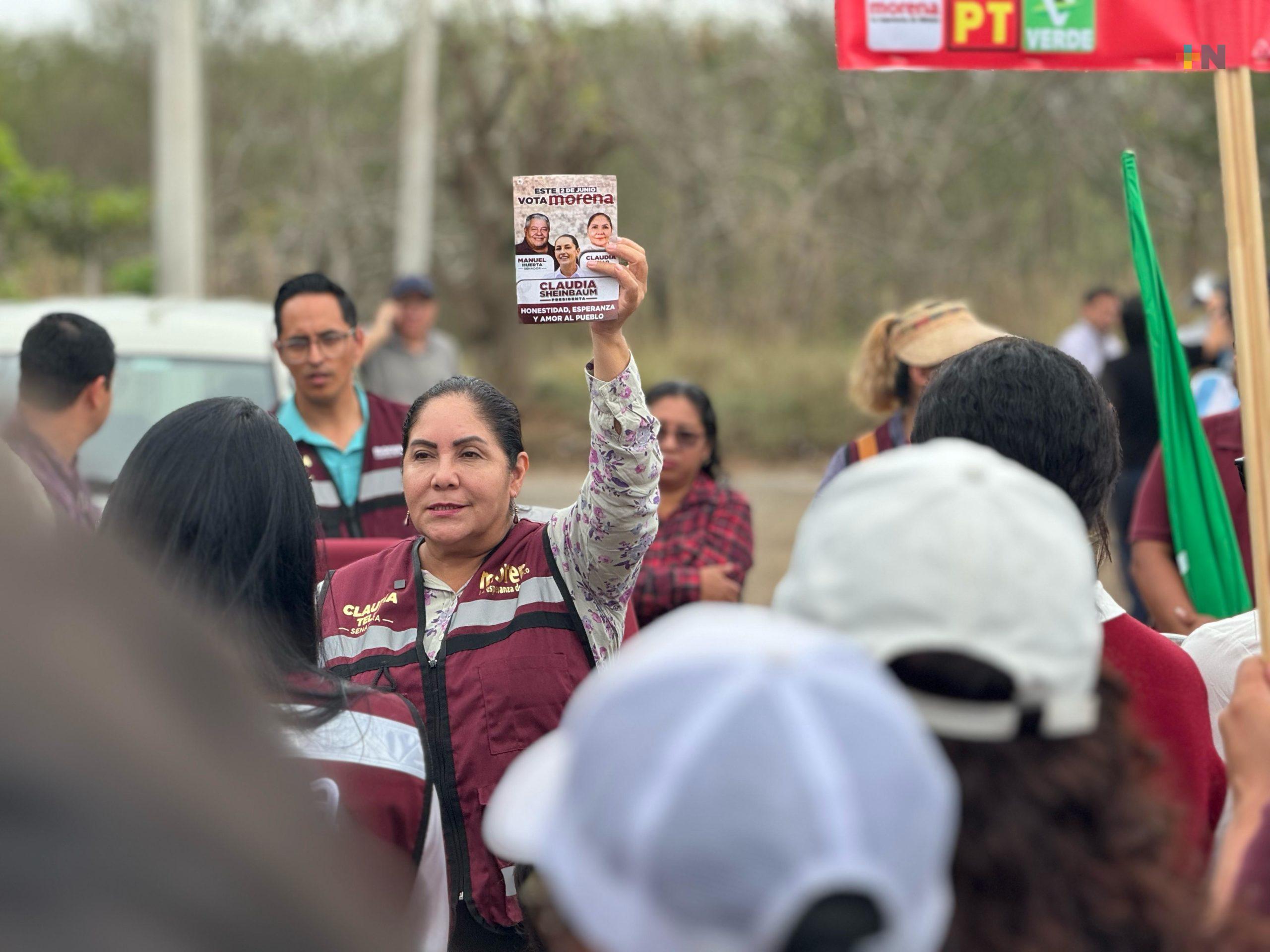 La 4T garantiza estabilidad del campo: Claudia Tello
