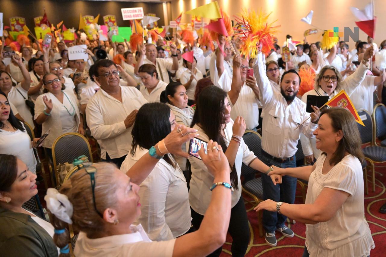 Reconoce Rocío Nahle al Ejército de Salud