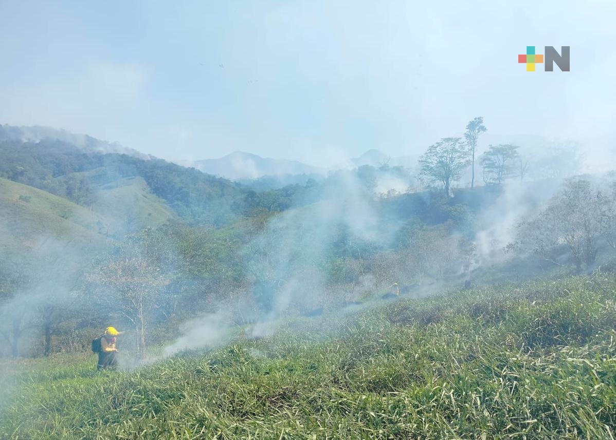 Avanza porcentaje de control y liquidación de los incendios en las Altas Montañas