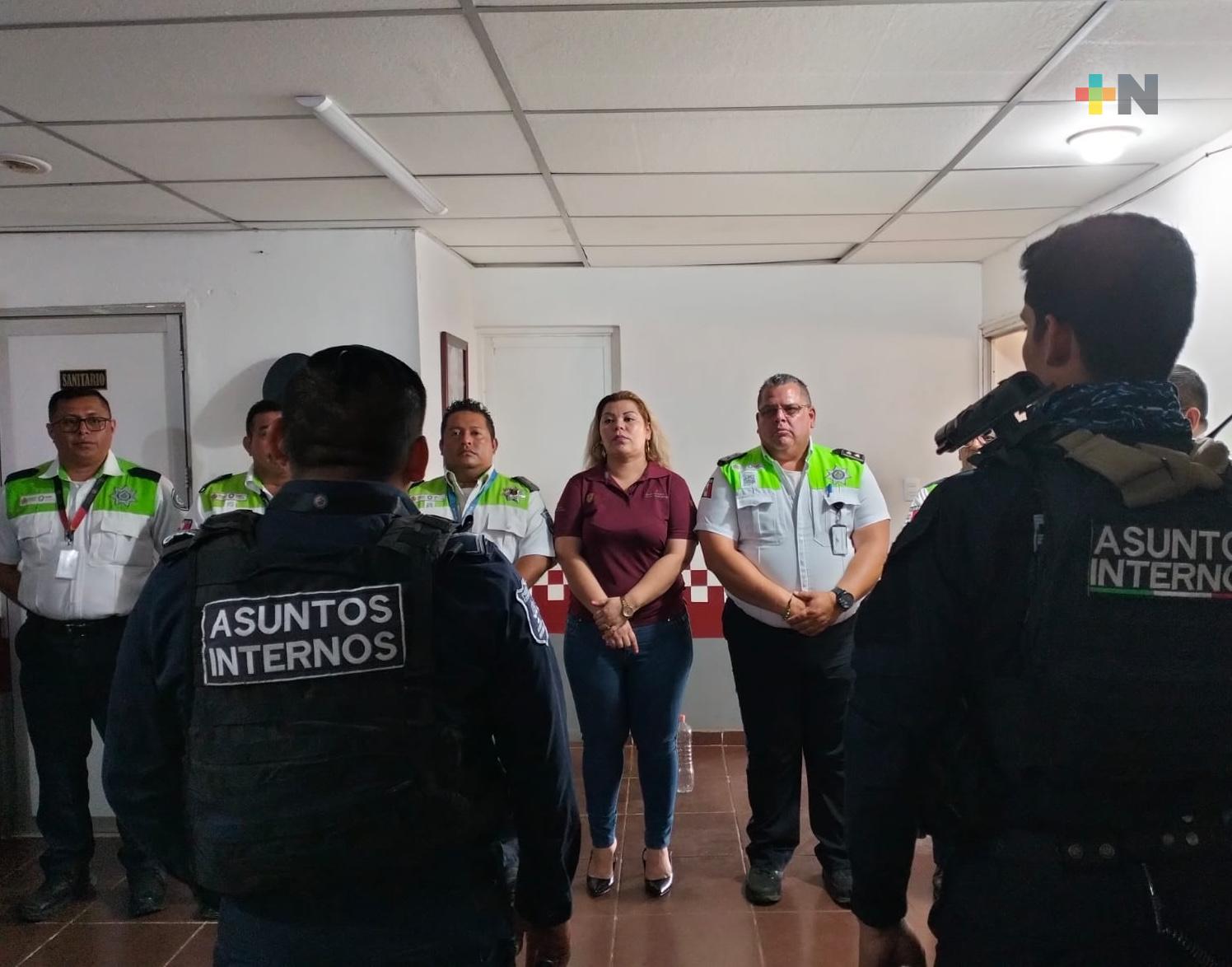 Dirección de Asuntos Internos SSP recorre la zona sur y redobla supervisiones