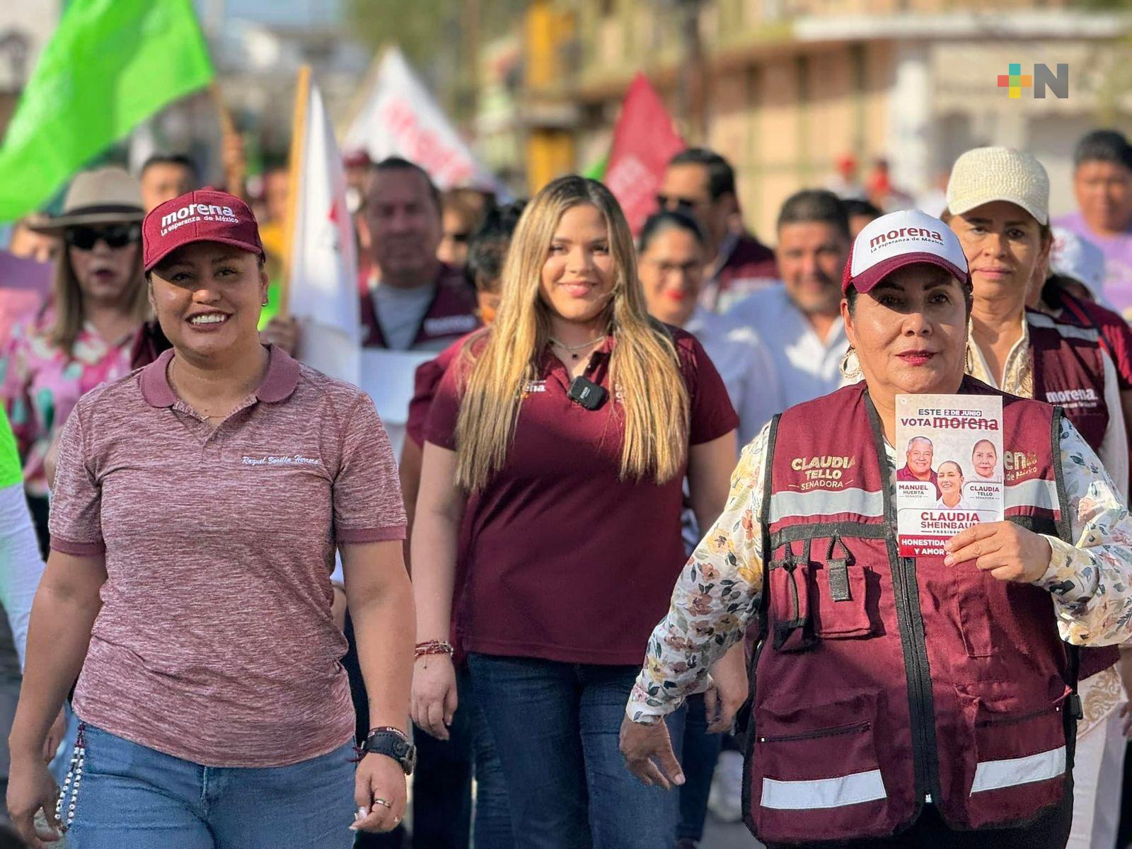 Vamos por la no reelección: Claudia Tello
