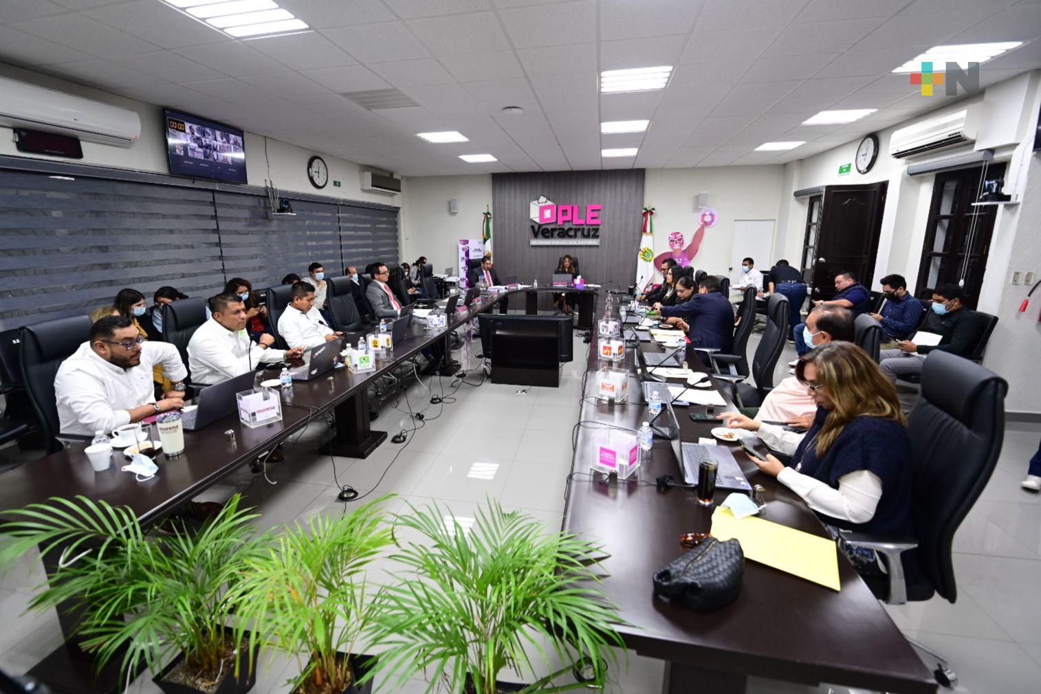 Consejo general del OPLE Veracruz aprueba convocatoria para debates a la gubernatura