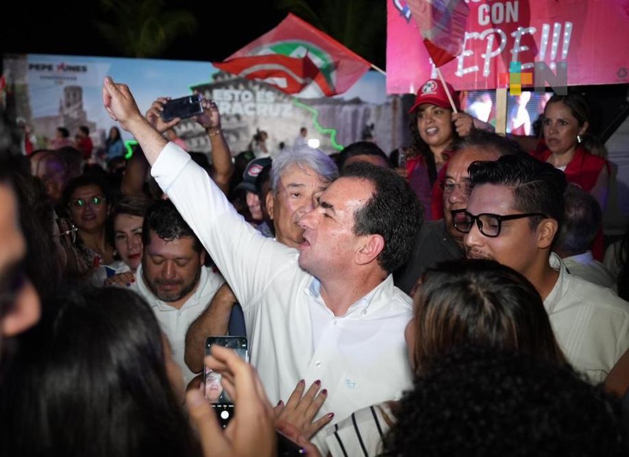 En primer minuto del domingo, Pepe Yunes inició campaña