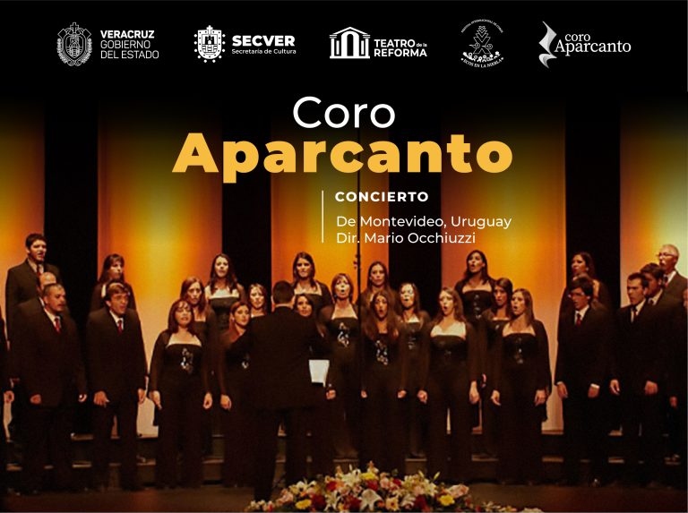 Invita Secver a disfrutar la presencia de la agrupación uruguaya Coro Aparcanto
