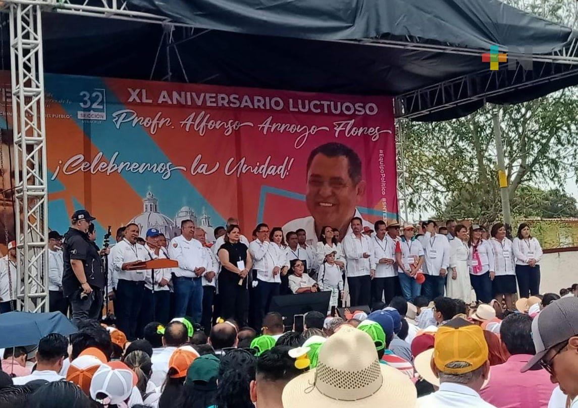 Derrama económica deja aniversario luctuoso del profesor Alfonso Arroyo Flores en Misantla