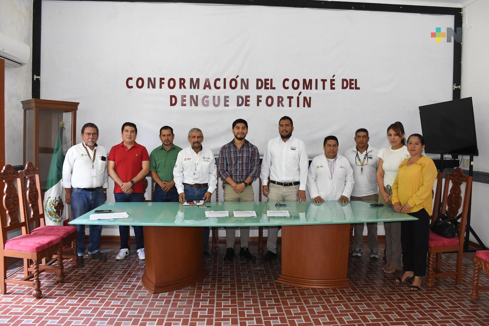 Conforman comité del dengue de Fortín