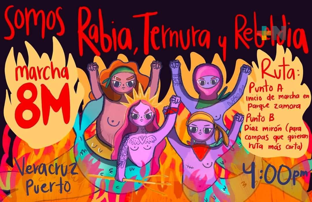 Habrá dos marchas por Día Internacional de la Mujer en Veracruz-Boca del Río
