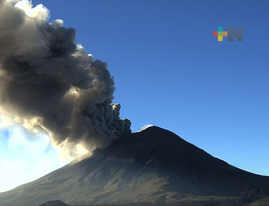 Alerta Volcánica del Popocatépetl se mantiene en amarillo fase 2