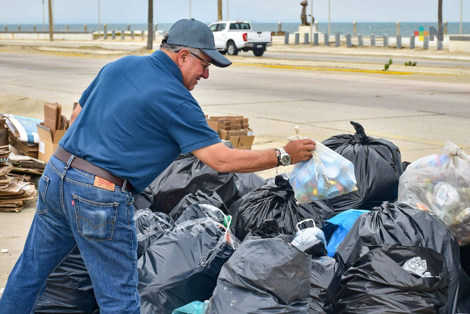Organizan reciclatón para apoyar a selección de ciclismo de Coatzacoalcos