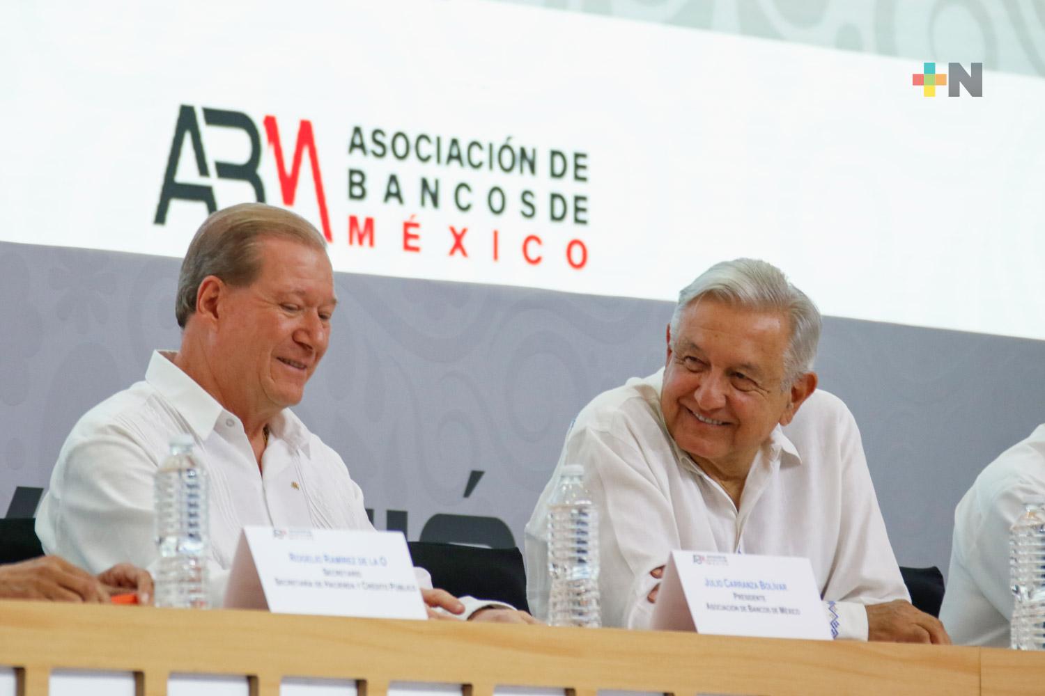 Presidente López Obrador clausura la  Convención Bancaria en Acapulco