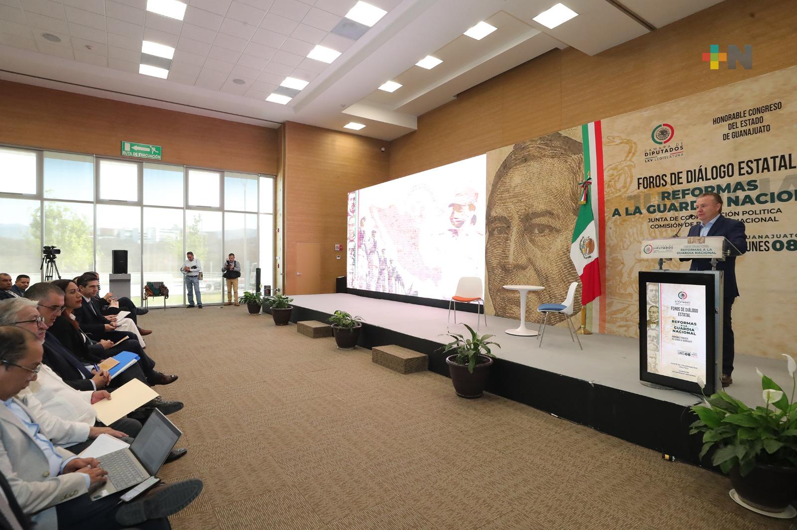 La Jucopo y la Comisión de Defensa organizan en Foro sobre reformas a la Guardia Nacional