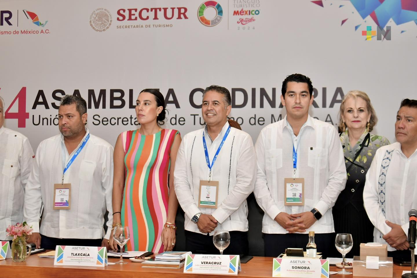 Veracruz participa en Asamblea ordinaria de secretarios de Turismo de México