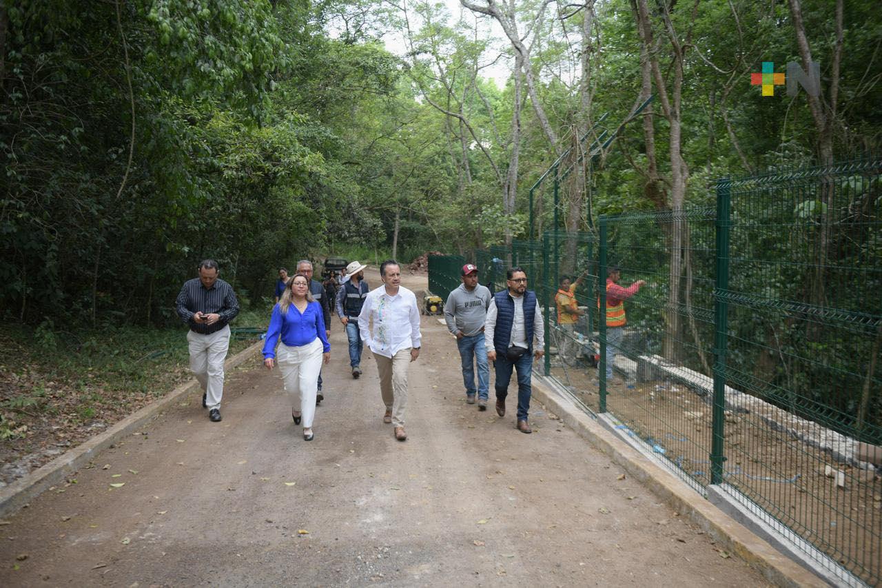Cuitláhuac García supervisa avances de «Naturalia: Santuario de Vida Silvestre»