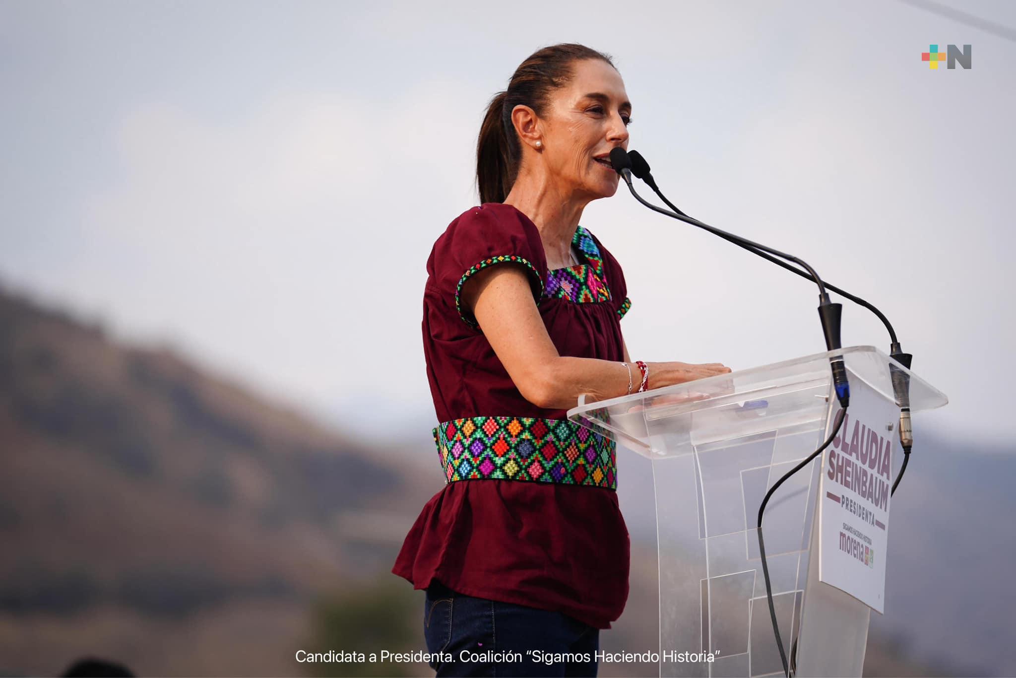 Atención a migrantes e industrialización, prioridades de Claudia Sheinbaum para la frontera sur
