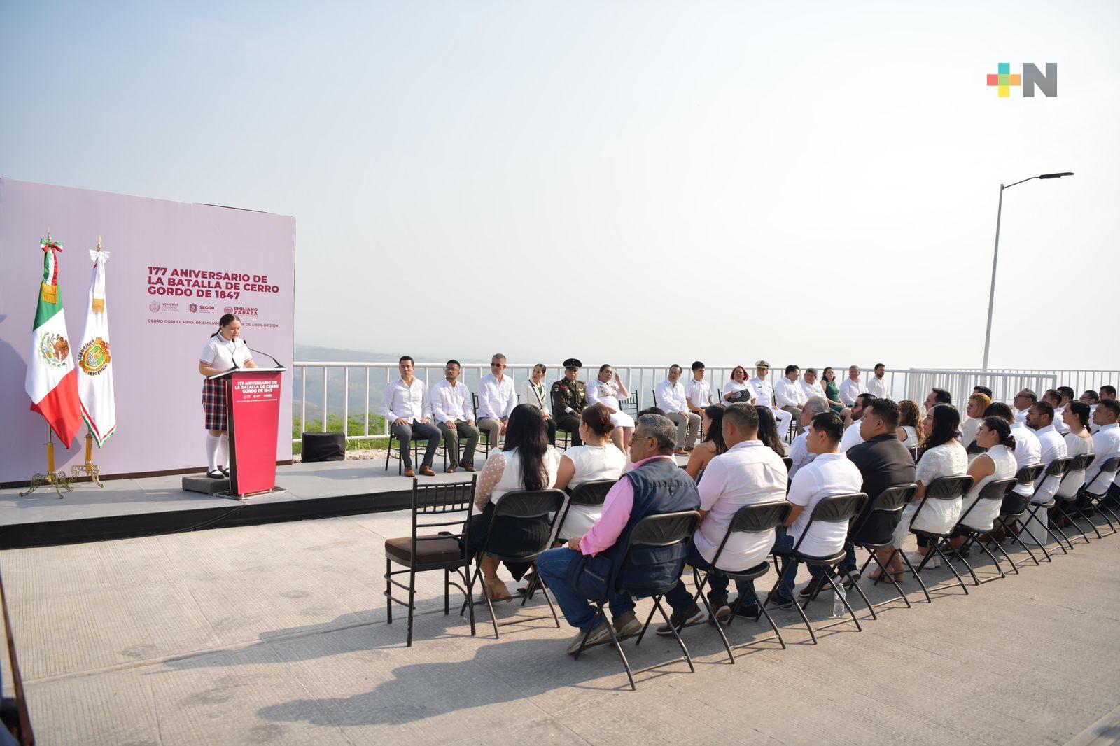 Conmemoran el 177 aniversario de la Batalla de Cerro Gordo