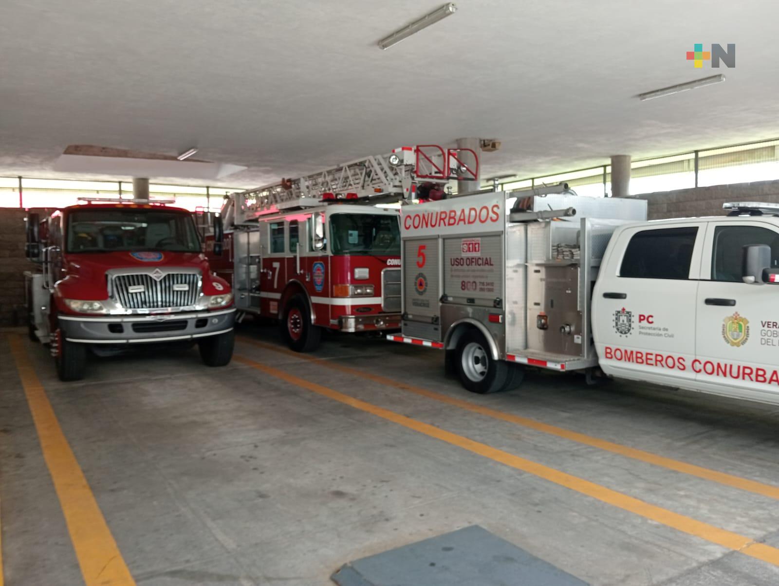 Bomberos de Veracruz atendió hasta siete incendios de pastizales